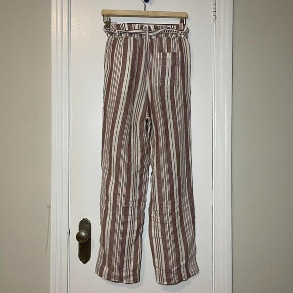 Lemlem Pull On Linen Striped Paperbag Pants size XS - Picture 5 of 6